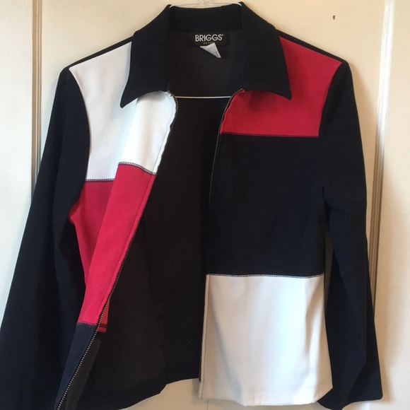 Cute block pattern light jacket - Picture 3 of 4